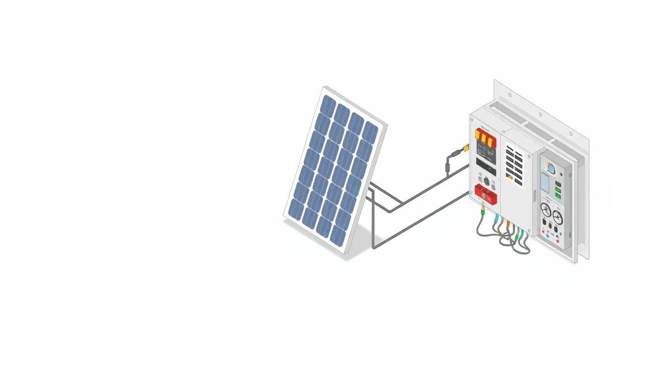 schema raccordement panneau solaire tableau electrique