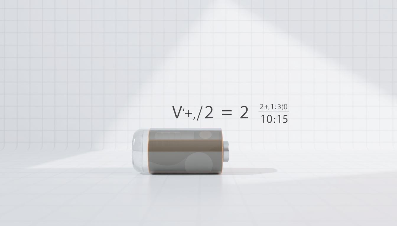 capacité d'une batterie formule