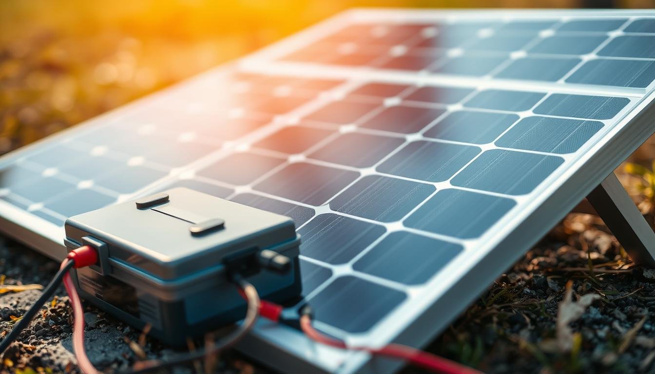 comment brancher un panneau solaire sur une batterie
