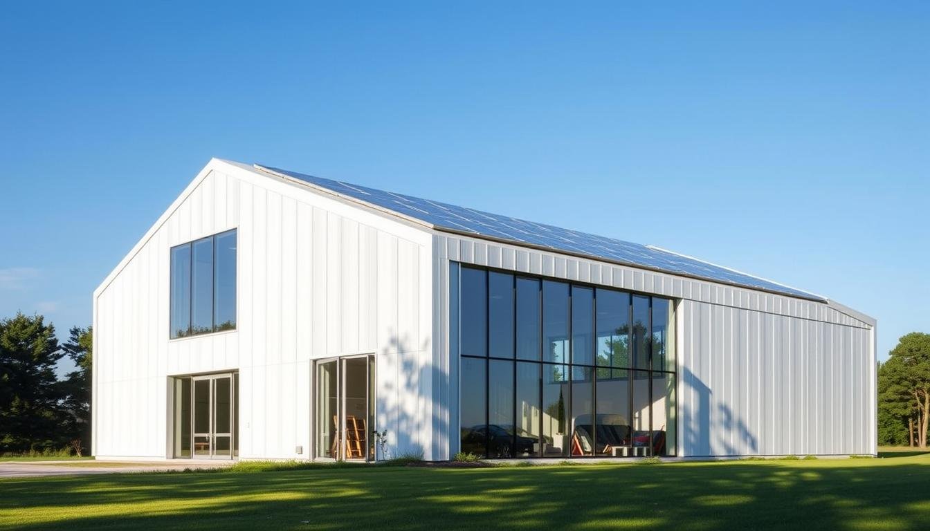hangar monopente photovoltaïque