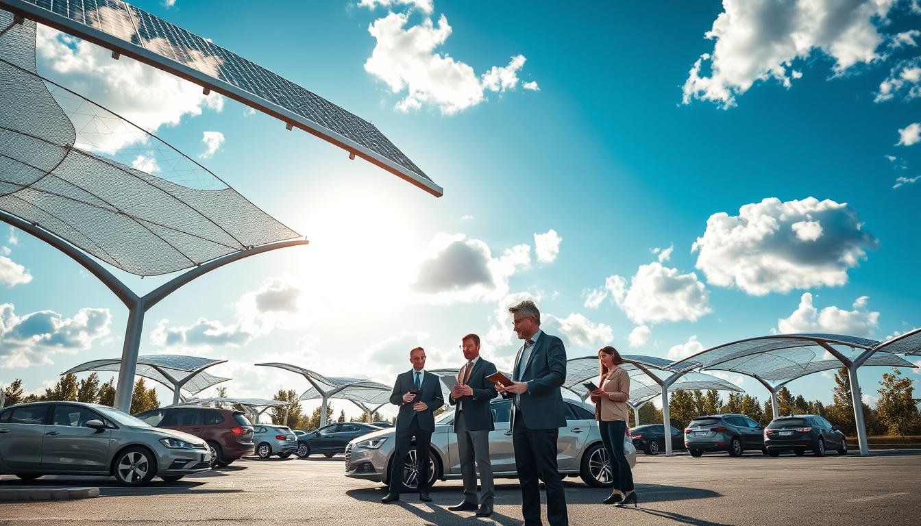 ombrières photovoltaïques