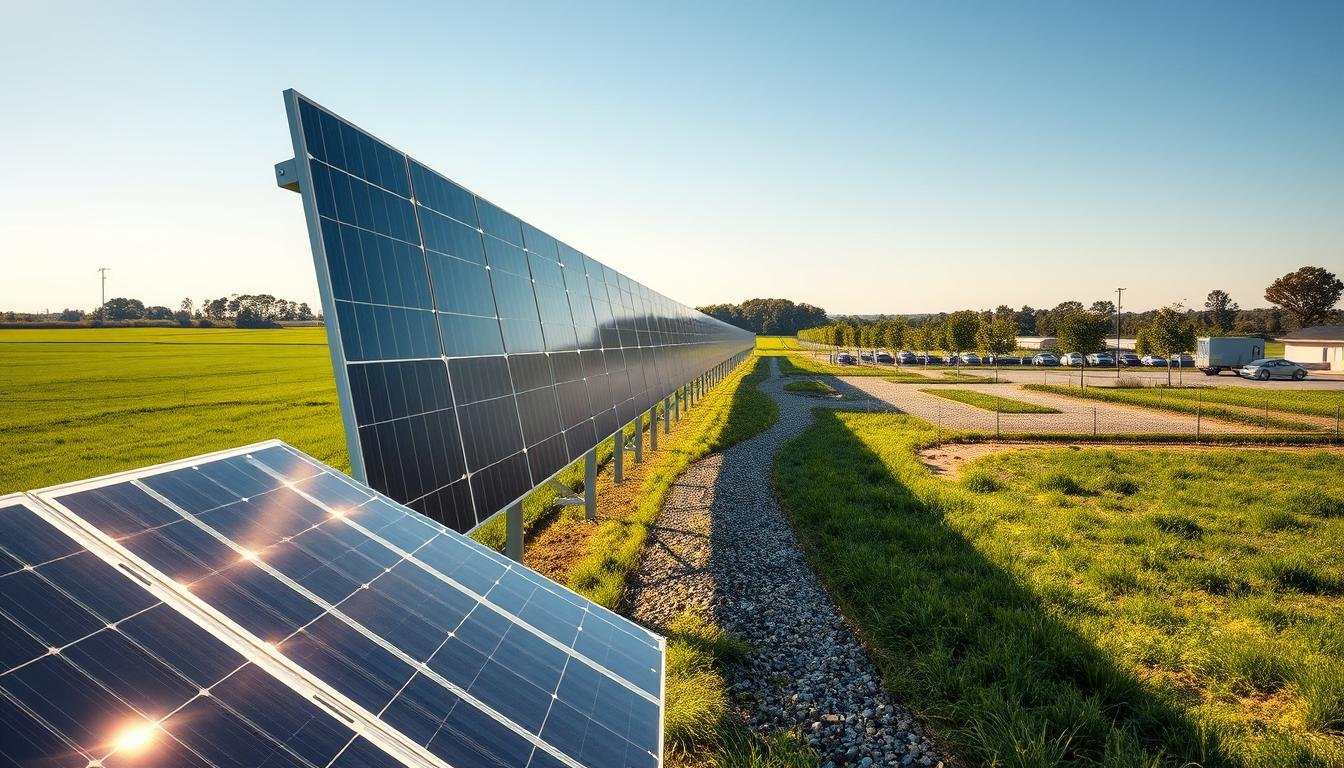 panneau solaire vertical