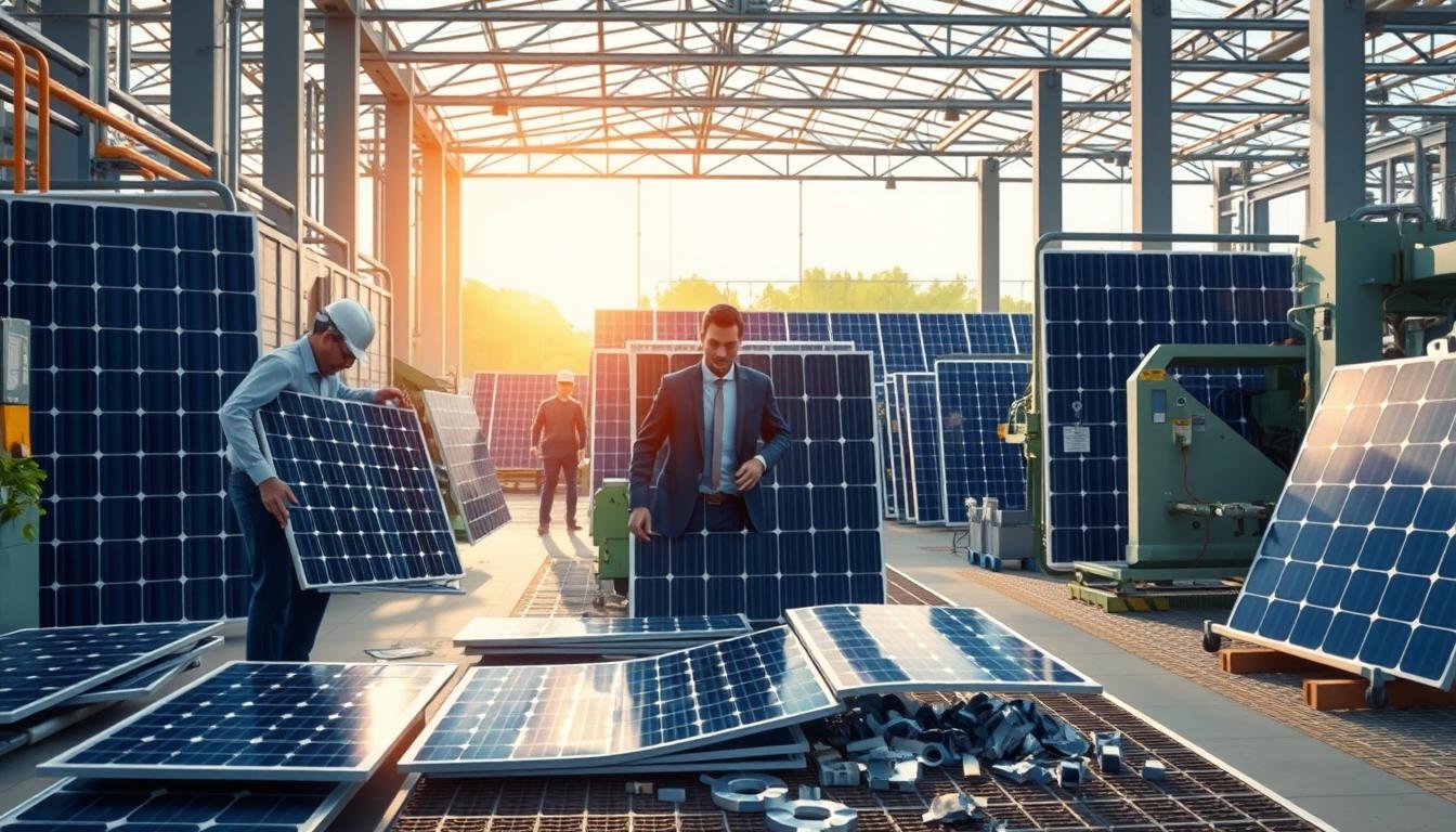 recyclage panneau solaire